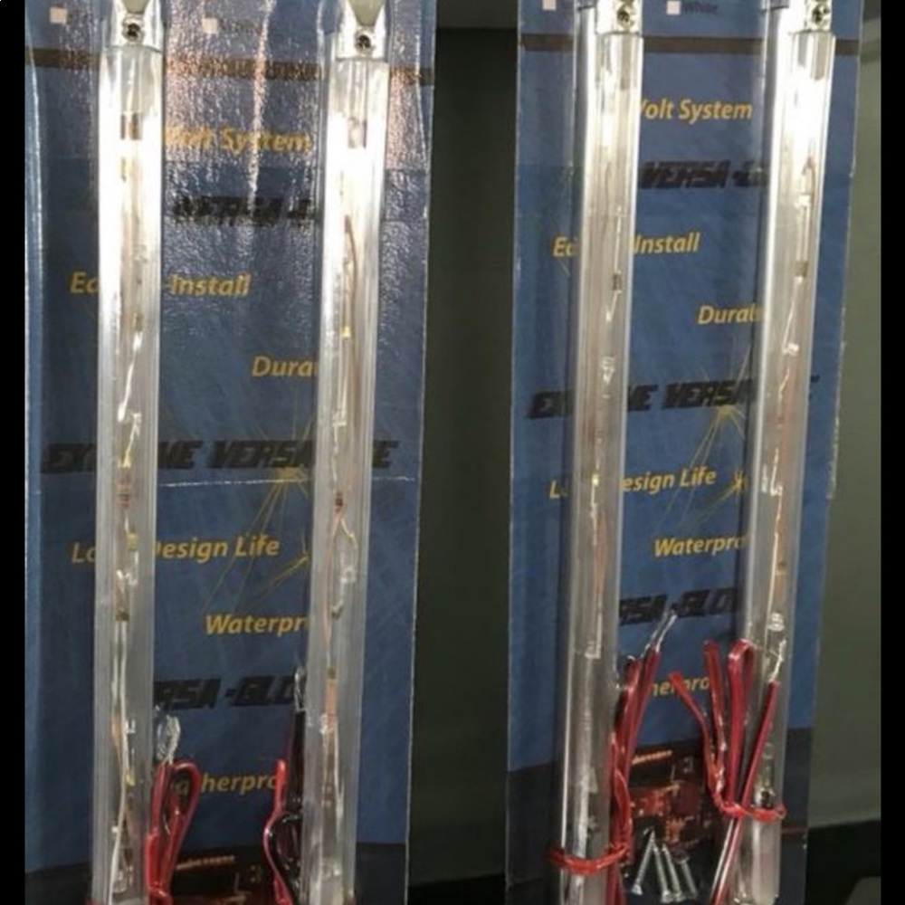 Red led light bars
